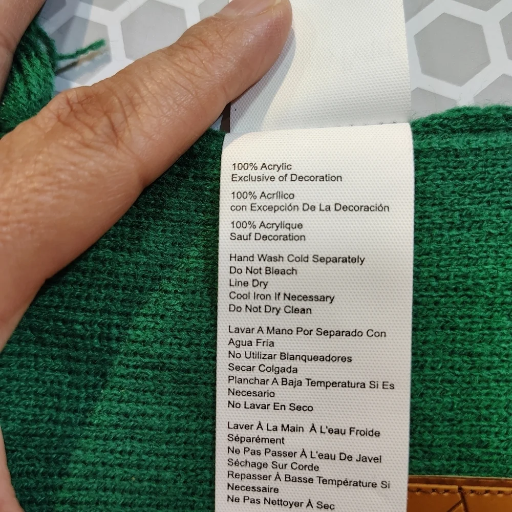 Harry Potter Green and Gray Kids Scarf